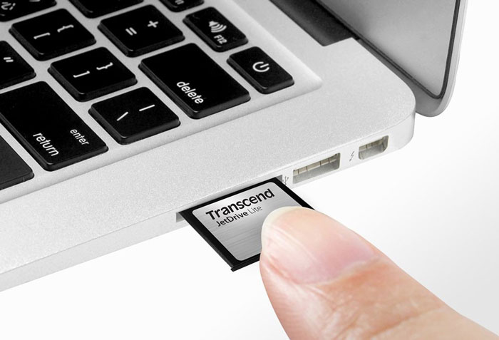 کارت حافظه لپ تاپ اپل مک بوک ترنسند JetDrive Lite 130