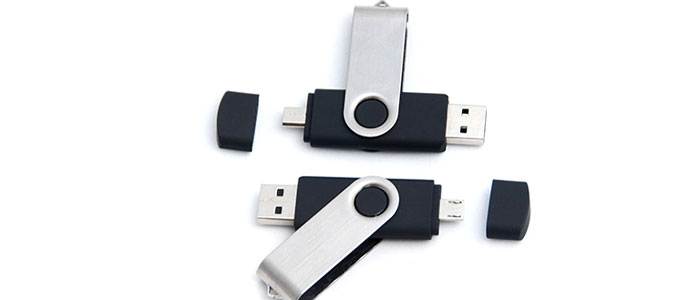 فلش مموری تبلیغاتی فلزی 32GB USB2 OTG