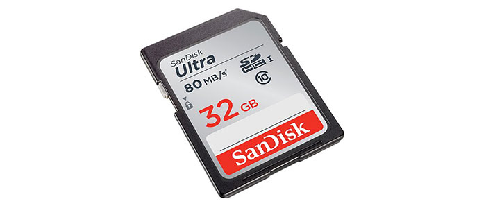 کارت حافظه اس دی 32 گیگابایت SDHC سن دیسک Ultra C10 U1