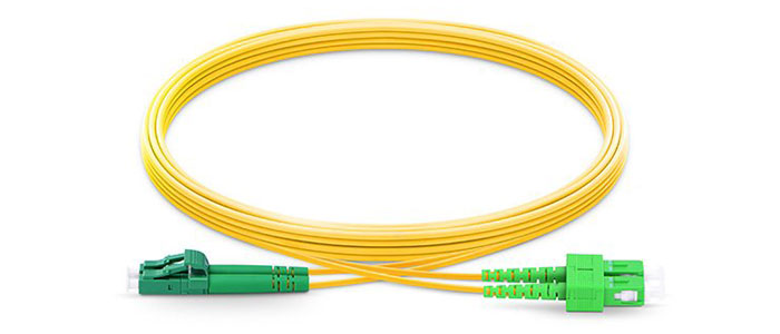 پچ کورد فیبر نوری آلفافونت SC-LC APC OS2 Duplex 10m