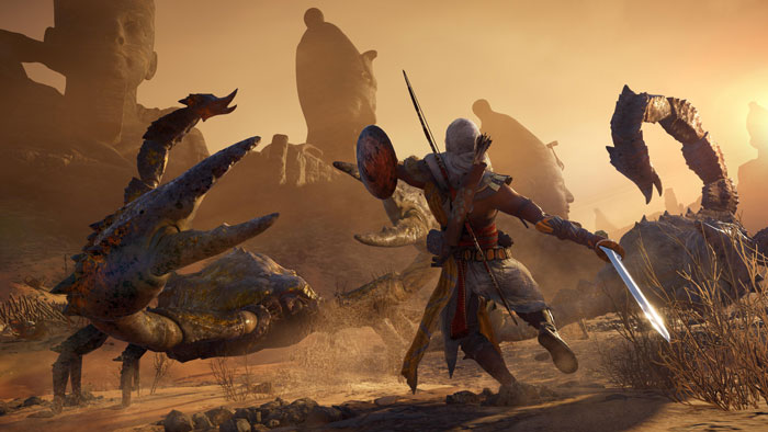 بازی Assassin's Creed Origins Deluxe Edition مخصوص پلی استیشن 4