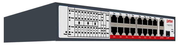 سوئیچ شبکه نتلن 19 پورت F1603-PGS