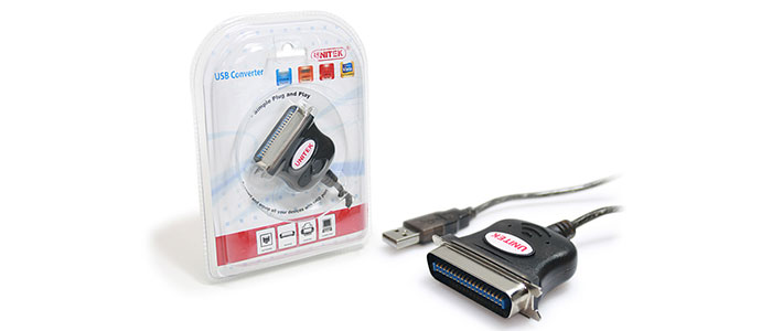کابل مبدل یونیتک USB to Parallel Y-120