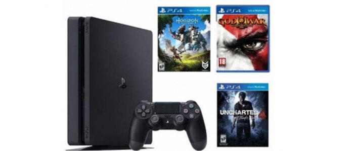 پلی استیشن سونی PS4 Slim 500GB Region2 3 Game