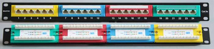 پچ پنل بیلکینز CAT5e UTP 24Port