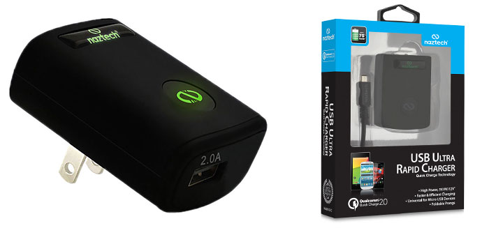شارژر دیواری نزتک مدل N210 با کابل microUSB