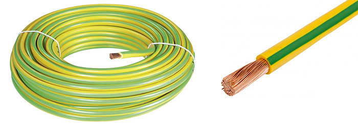 سیم ارت افشان رویان 1x2.5