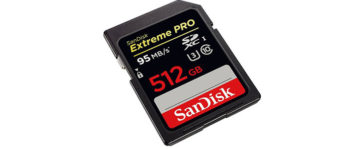 کارت حافظه SDXC سن دیسک Extreme Pro 512GB C10 U3