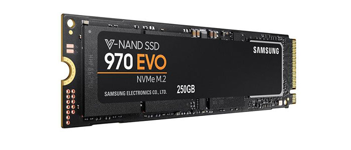 حافظه اس اس دی 250 گیگابایت سامسونگ 970EVO NVMe M.2 