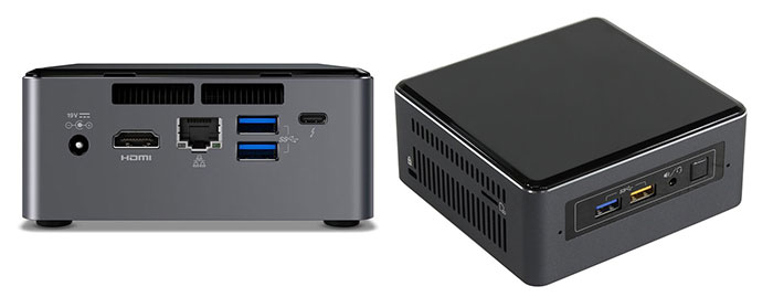 مینی پی سی اینتل NUC7i5BNH Core i5 4GB 500GB