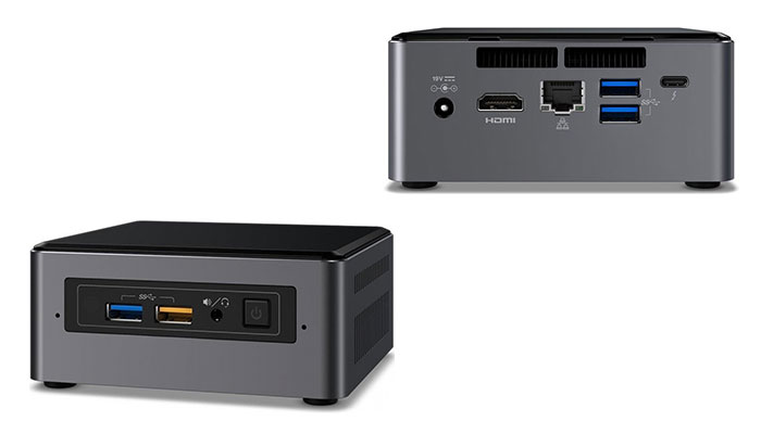 مینی پی سی اینتل NUC7i5BNH Core i5 4GB 500GB 128SSD