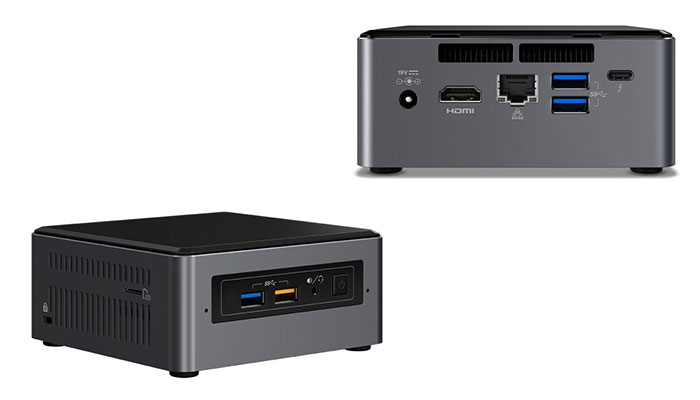 مینی پی سی اینتل NUC7i5BNH Core i5 4GB 256SSD