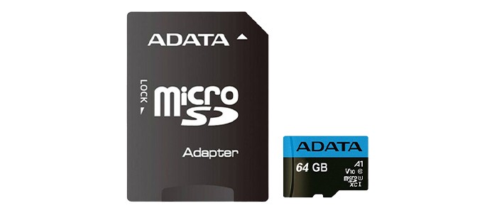 کارت حافظه میکرو SD ای دیتا 64 گیگابایت Premier V10 A1 C10 U1