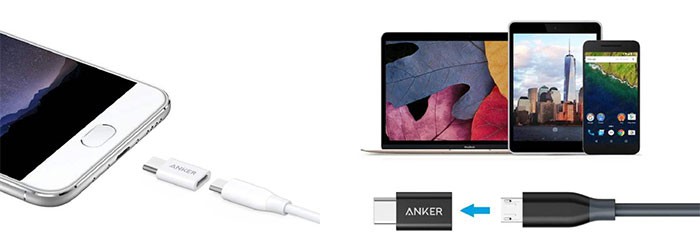 Anker B8174 USB-C to microUSB OTG Adapter