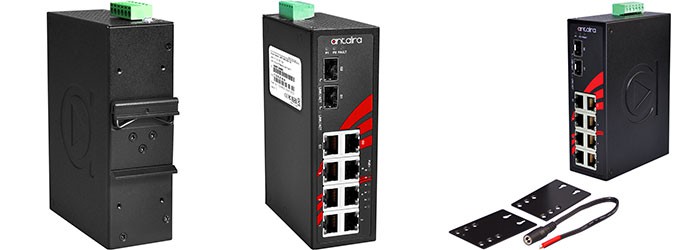 Antaira LNP-0802C-SFP-T Industrial Unmanaged Ethernet Switch