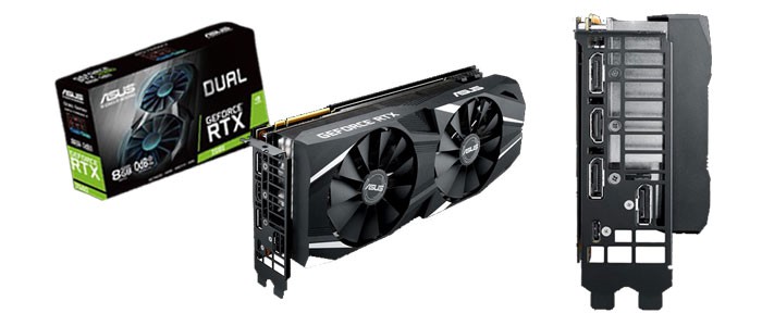 مشخصات فنی کارت گرافیک ایسوس DUAL-RTX2080-8G-GAMING