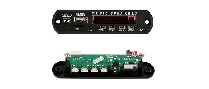 ماژول پخش موسیقی با ورودی USB و TF Card