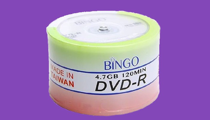 دی وی دی خام بینگو DVD-R 16x 120MIN 4.7GB