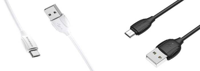 کابل تبدیل USB به لایتنینگ بروفون یک متری BX19