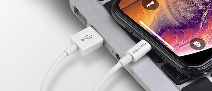  کابل تبدیل USB به لایتنینگ Borofon یک متری BX22