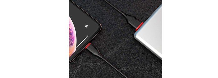  کابل تبدیل USB به لایتنینگ بروفون یک متری BX17 