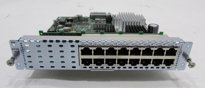 sm-es3g-16p cisco ethernet switch module