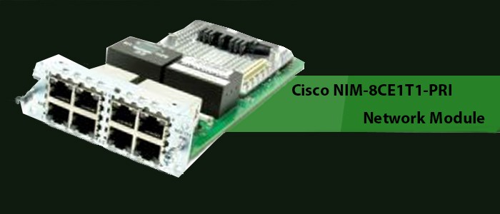 ماژول شبکه سیسکو NIM-8CE1T1-PRI