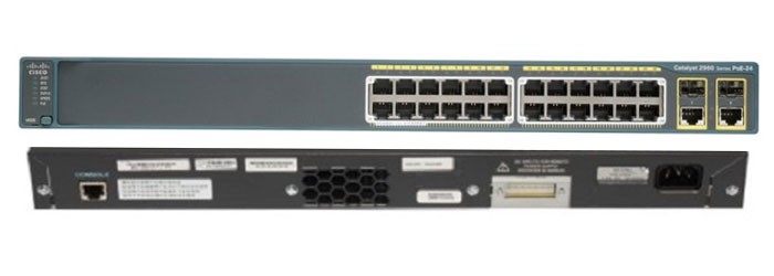 Cisco WS-C2960-Plus 24TC-L 24Port Switch