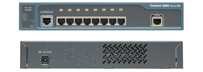 Cisco WS-C2960PD-8TT-L 8Port Switch