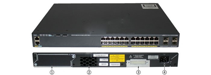 Cisco WS-C2960X-24PS-L 24 Port Managed Switch