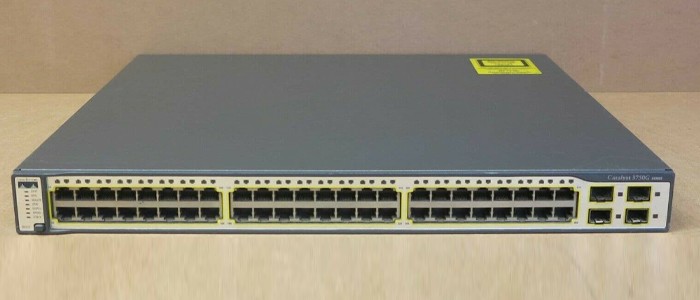 سوئیچ شبکه سیسکو 48 پورت WS-C3750-48TS-E