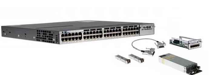 Cisco WS-C3750X-48T-S 48Port Switch