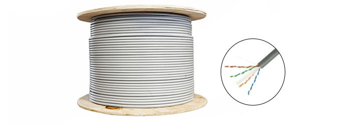 کابل شبکه سی نت وایر تمام مس CAT6 UTP PVC 305m