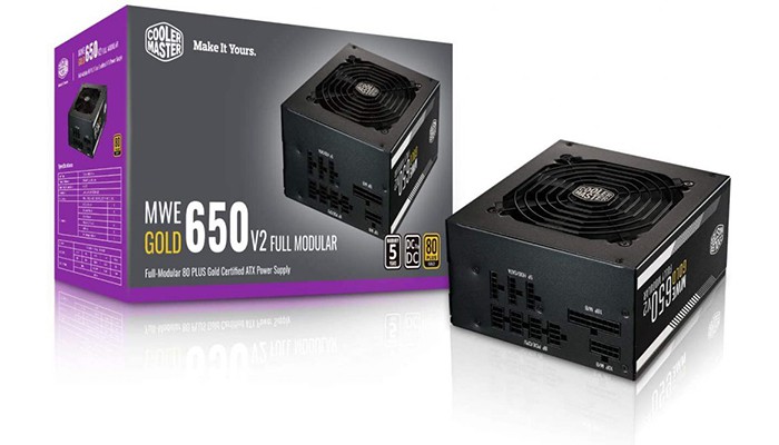 پاور کامپیوتر 650W کولر مستر MWE Gold 650 - V2