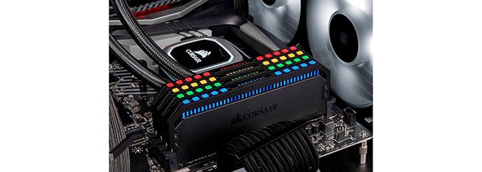 رم کورسیر چهار کاناله Dominator Platinum RGB 64GB DDR4 3466