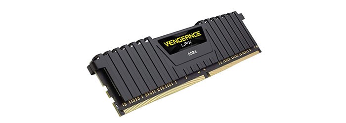 رم دسکتاپی تک کاناله 8 گیگابایت DDR4 کورسیر Vengeance LPX 3200MHz