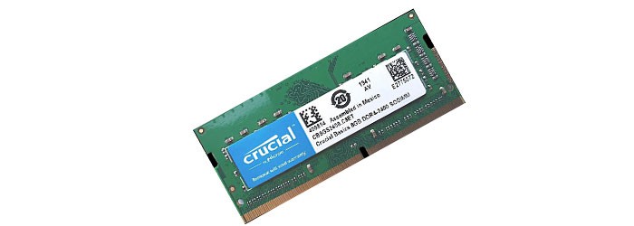 رم لپ تاپ کروشیال 8 گیگابایت تک کاناله DDR4 2400MHz CB8GS2400