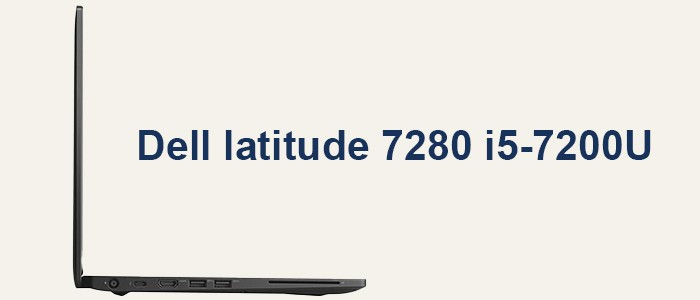 نمای کناری لپ تاپ دل latitude 7280