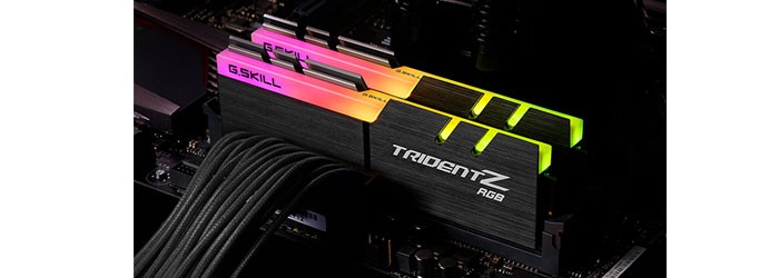 رم دسکتاپ DDR4 دو کاناله 3000 مگاهرتز گیل Trident Z RGB 16GB