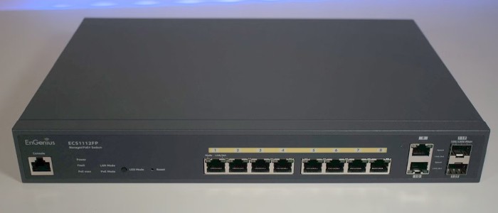 سوئیچ شبکه انجنیوس 8 پورت ECS2510FP