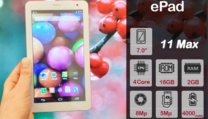 تبلت 7 اینچی ای پد Max 11
