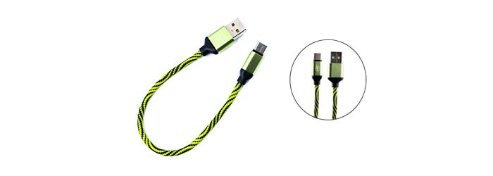 کابل تبدیل USB به تایپ سی کنفی 27 سانتیمتر Fast 