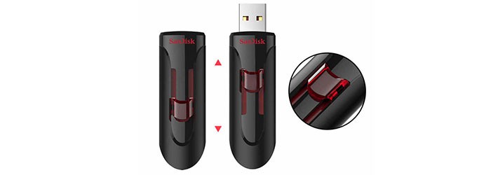 فلش مموری 64 گیگابایت سن دیسک Cruzer Glide USB3