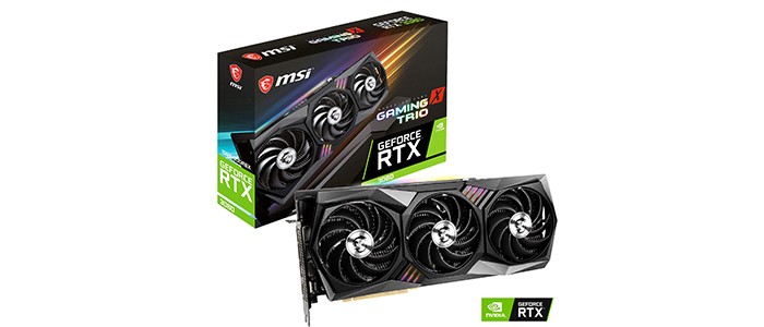 کارت گرافیک ام اس آی GeForce RTX 3080 GAMING X TRIO 10G