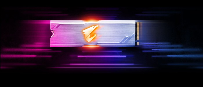 هارد SSD اینترنال گیگابایت 256 گیگابایت Aorus RGB M.2 Nvme