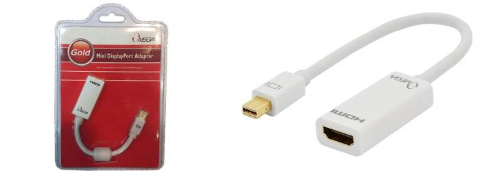 مبدل Mini DisplayPort به HDMI امگا Gold