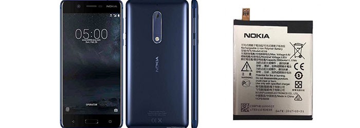 Nokia 5 HE321 Smart Phone Battery