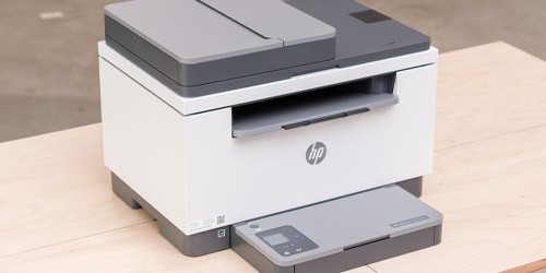 روی میز HP LaserJet پرینتر لیزری سری 