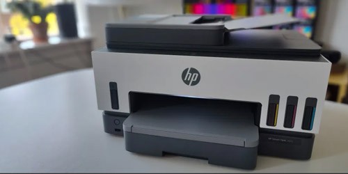 روی میز HP OfficeJet پرینتر جوهر افشان سری 