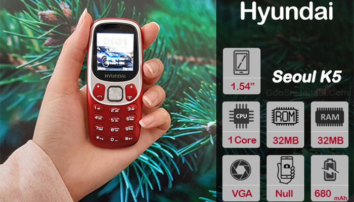 گوشی موبایل Hyundai مدل Seoul K5 گوشی Hyundai مدل Seoul K5